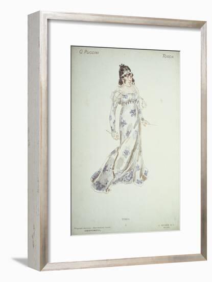 Costume Design in 'Tosca'-Adolfo Hohenstein-Framed Giclee Print