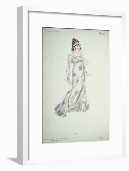 Costume Design in 'Tosca'-Adolfo Hohenstein-Framed Giclee Print