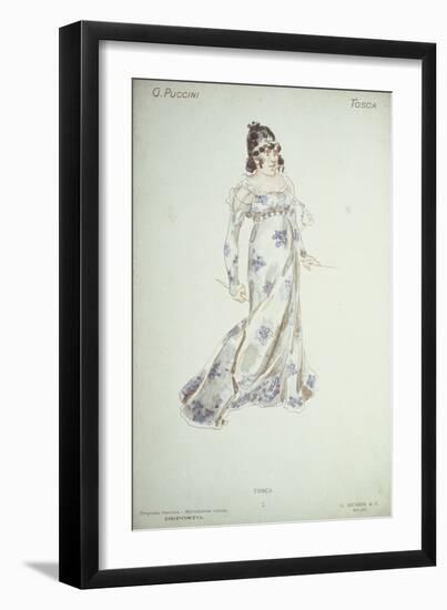 Costume Design in 'Tosca'-Adolfo Hohenstein-Framed Giclee Print