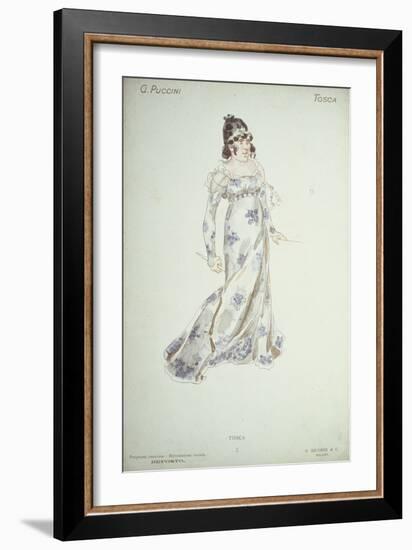 Costume Design in 'Tosca'-Adolfo Hohenstein-Framed Giclee Print