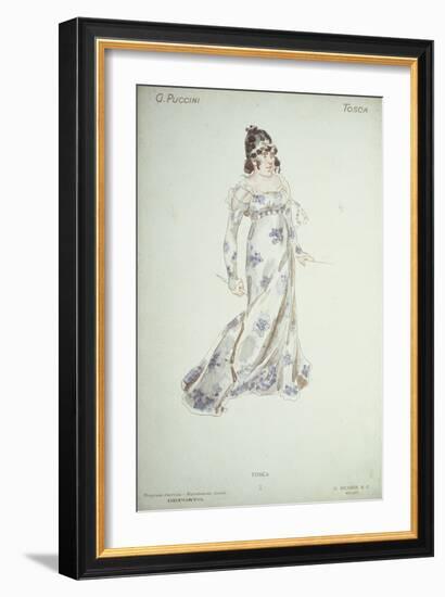 Costume Design in 'Tosca'-Adolfo Hohenstein-Framed Giclee Print