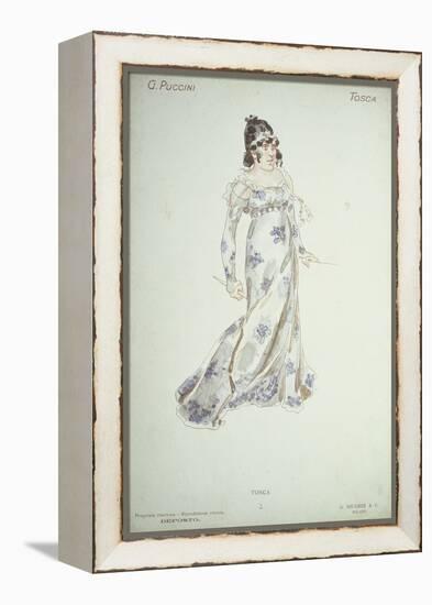 Costume Design in 'Tosca'-Adolfo Hohenstein-Framed Premier Image Canvas