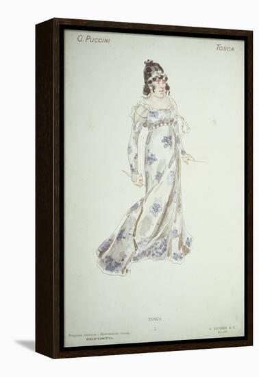 Costume Design in 'Tosca'-Adolfo Hohenstein-Framed Premier Image Canvas