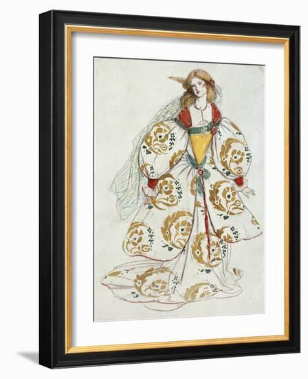 Costume Design-Charles Ricketts-Framed Giclee Print