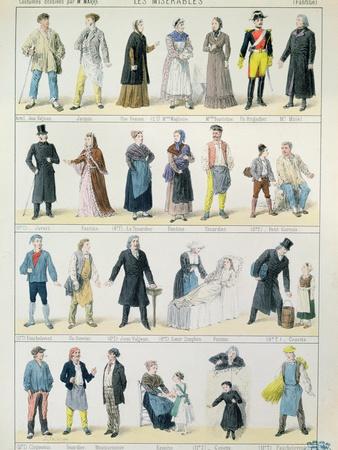 Costume Designs For an Adaptation of Les Miserables by Victor Hugo