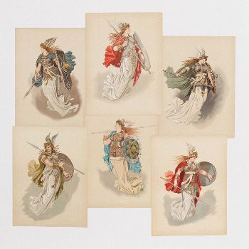 Costume designs for opera Der Ring des Nibelungen by Richard Wagner, 1889'  Giclee Print | Art.com