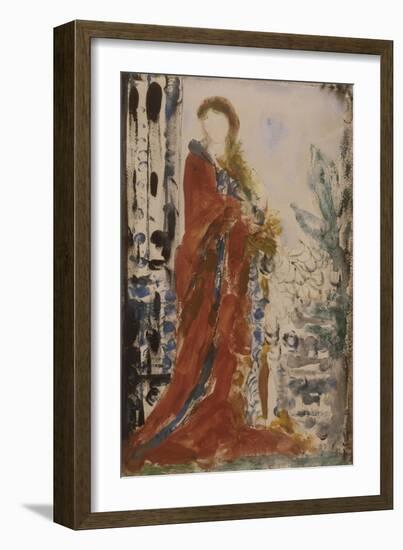 Costume du matin pour un portrait moderne-Gustave Moreau-Framed Giclee Print