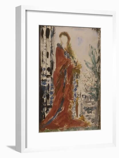 Costume du matin pour un portrait moderne-Gustave Moreau-Framed Giclee Print