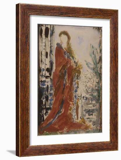 Costume du matin pour un portrait moderne-Gustave Moreau-Framed Giclee Print