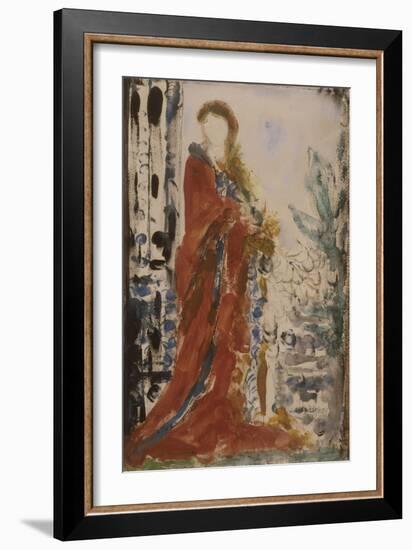 Costume du matin pour un portrait moderne-Gustave Moreau-Framed Giclee Print