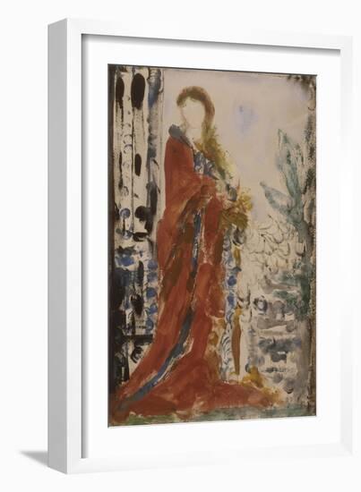 Costume du matin pour un portrait moderne-Gustave Moreau-Framed Giclee Print