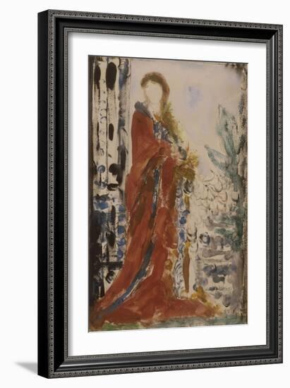 Costume du matin pour un portrait moderne-Gustave Moreau-Framed Giclee Print