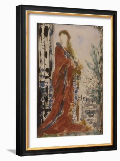 Costume du matin pour un portrait moderne-Gustave Moreau-Framed Giclee Print