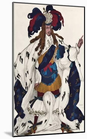 Costume du Roi-Leon Bakst-Mounted Premium Giclee Print