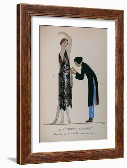 Costume Illustration by A. E. Marty-null-Framed Art Print