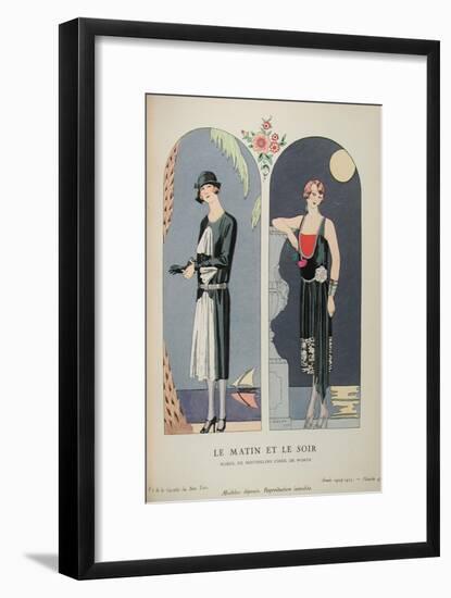 Costume Illustration by Georges Barbier-null-Framed Art Print