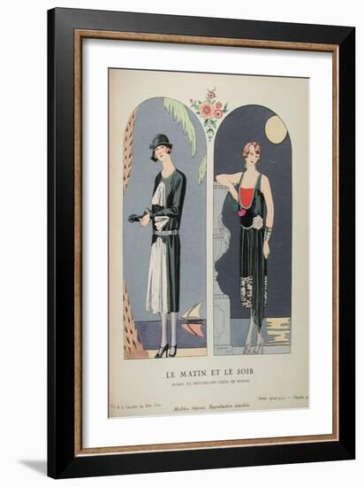 Costume Illustration by Georges Barbier-null-Framed Art Print