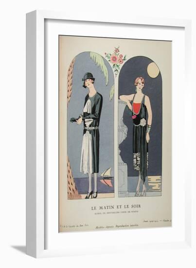 Costume Illustration by Georges Barbier-null-Framed Art Print