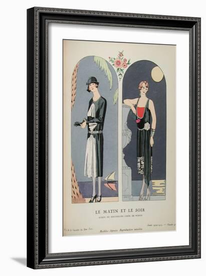 Costume Illustration by Georges Barbier-null-Framed Art Print