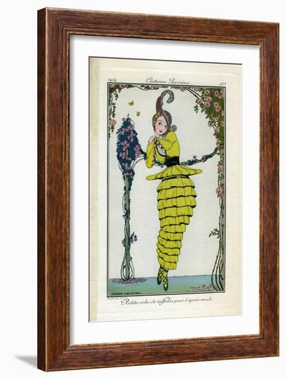 Costume Illustration by Gerda Wegener-null-Framed Art Print