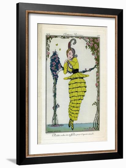 Costume Illustration by Gerda Wegener-null-Framed Art Print