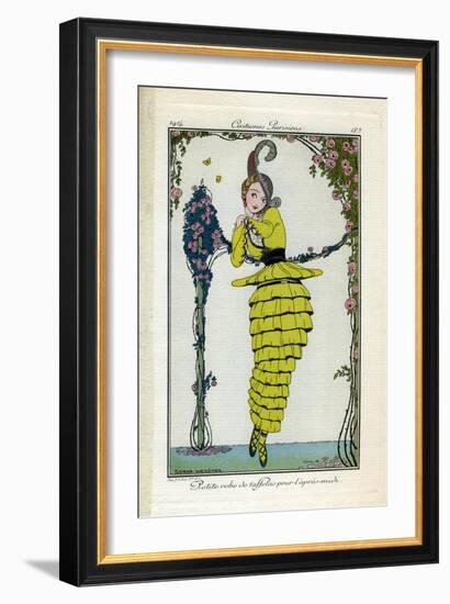 Costume Illustration by Gerda Wegener-null-Framed Art Print