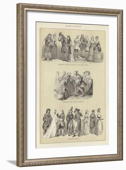 Costume in England-null-Framed Giclee Print