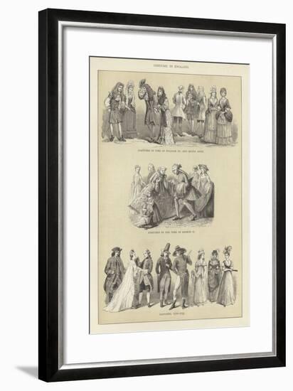 Costume in England-null-Framed Giclee Print