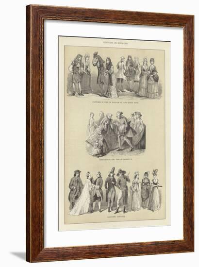 Costume in England-null-Framed Giclee Print