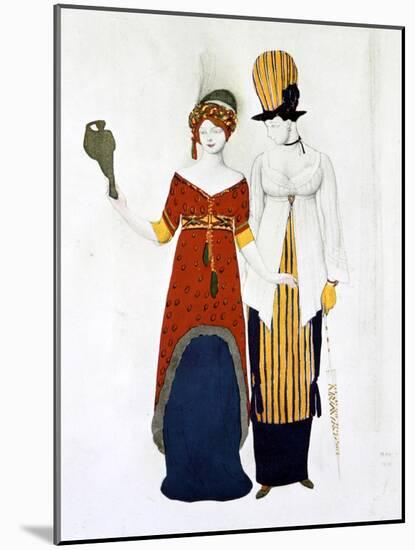 Costume Moderne, 1910-Leon Bakst-Mounted Giclee Print