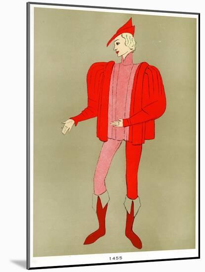 Costume of 1455, Early to Mid 20th Century-null-Mounted Giclee Print