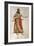 Costume Sketch by Filippo Peroni for the Role of an Old Member of the Chorus in the Opera Nabucco-Giuseppe Verdi-Framed Giclee Print