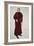 Costume Sketch by G Metelli for Role of Sexton in Opera Tosca-Giacomo Puccini-Framed Giclee Print