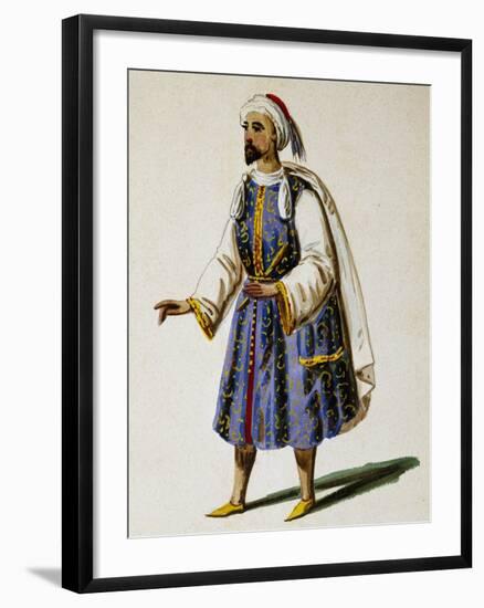 Costume Sketch for Don Sebastiano, Opera by Gaetano Donizetti-null-Framed Giclee Print