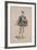 Costume Sketch for Role of Marquis of Posa for Premiere of Opera Don Carlos-Giuseppe Verdi-Framed Giclee Print