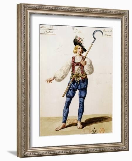 Costume Sketch-Hippolyte Lecomte-Framed Giclee Print