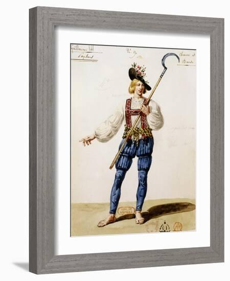 Costume Sketch-Hippolyte Lecomte-Framed Giclee Print