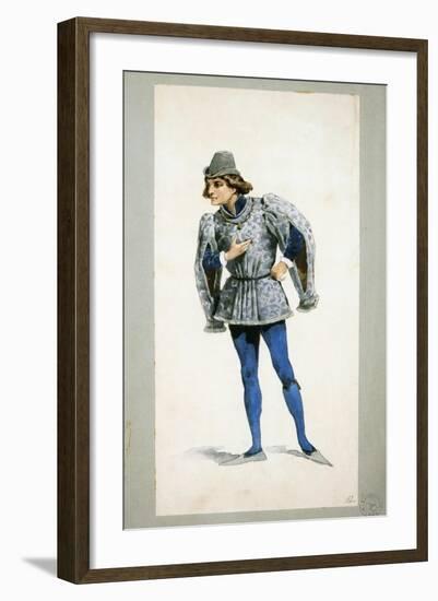 Costume Sketch-Adolfo Hohenstein-Framed Giclee Print