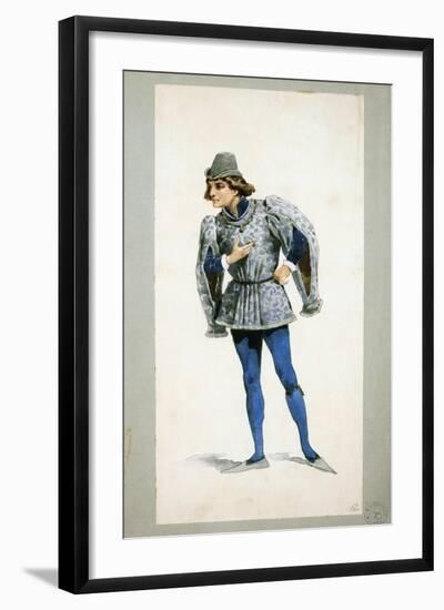 Costume Sketch-Adolfo Hohenstein-Framed Giclee Print