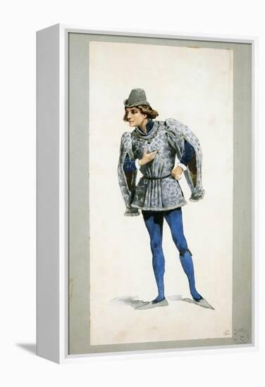 Costume Sketch-Adolfo Hohenstein-Framed Premier Image Canvas