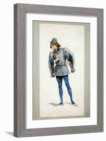 Costume Sketch-Adolfo Hohenstein-Framed Giclee Print