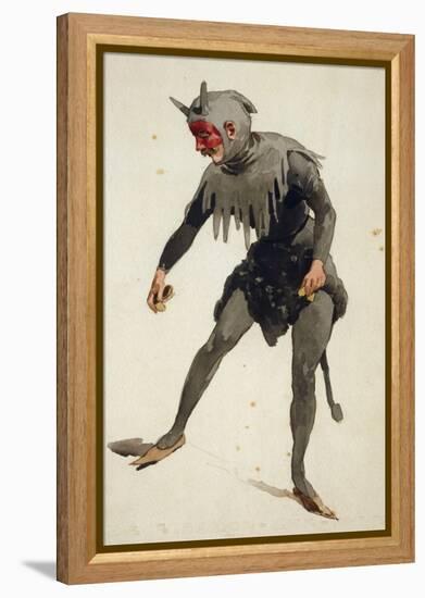 Costume Sketch-Adolfo Hohenstein-Framed Premier Image Canvas