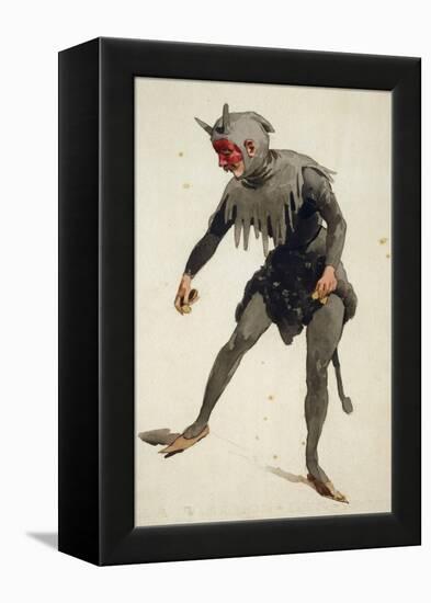 Costume Sketch-Adolfo Hohenstein-Framed Premier Image Canvas