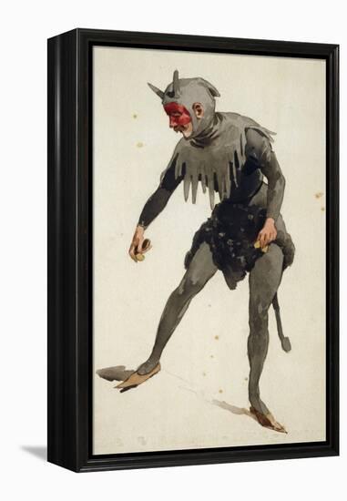 Costume Sketch-Adolfo Hohenstein-Framed Premier Image Canvas