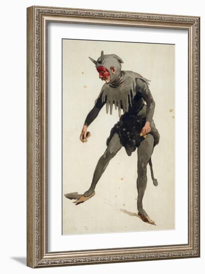 Costume Sketch-Adolfo Hohenstein-Framed Giclee Print