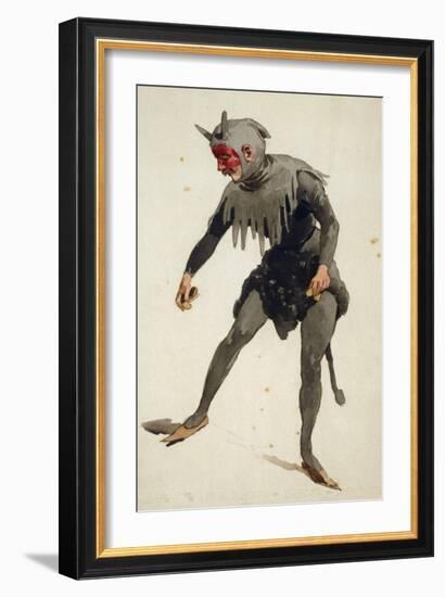 Costume Sketch-Adolfo Hohenstein-Framed Giclee Print