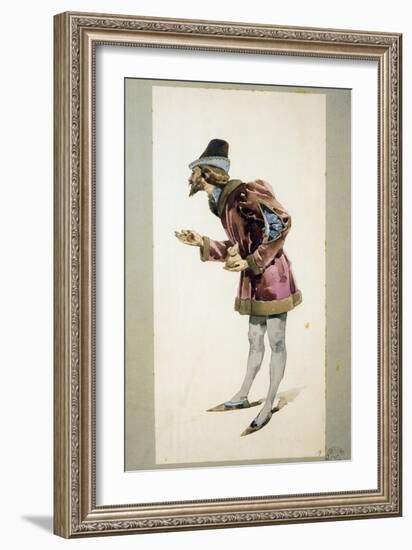 Costume Sketch-Adolfo Hohenstein-Framed Giclee Print