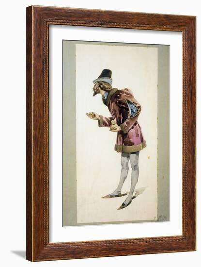 Costume Sketch-Adolfo Hohenstein-Framed Giclee Print