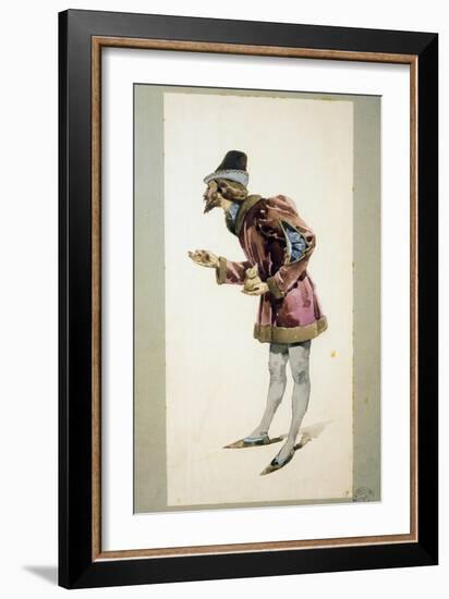 Costume Sketch-Adolfo Hohenstein-Framed Giclee Print