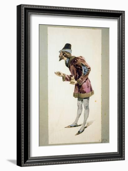 Costume Sketch-Adolfo Hohenstein-Framed Giclee Print